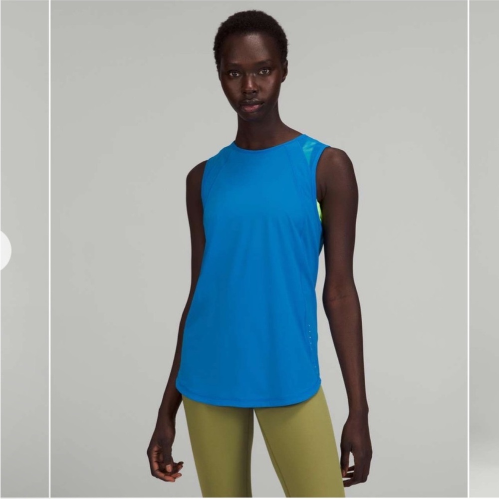 Lululemon Sculpt Tank Top Poolside Blue